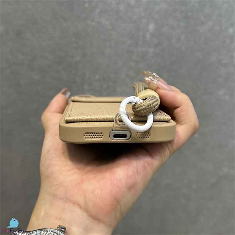 Phone Case:Textured Phone Case With Card Holder