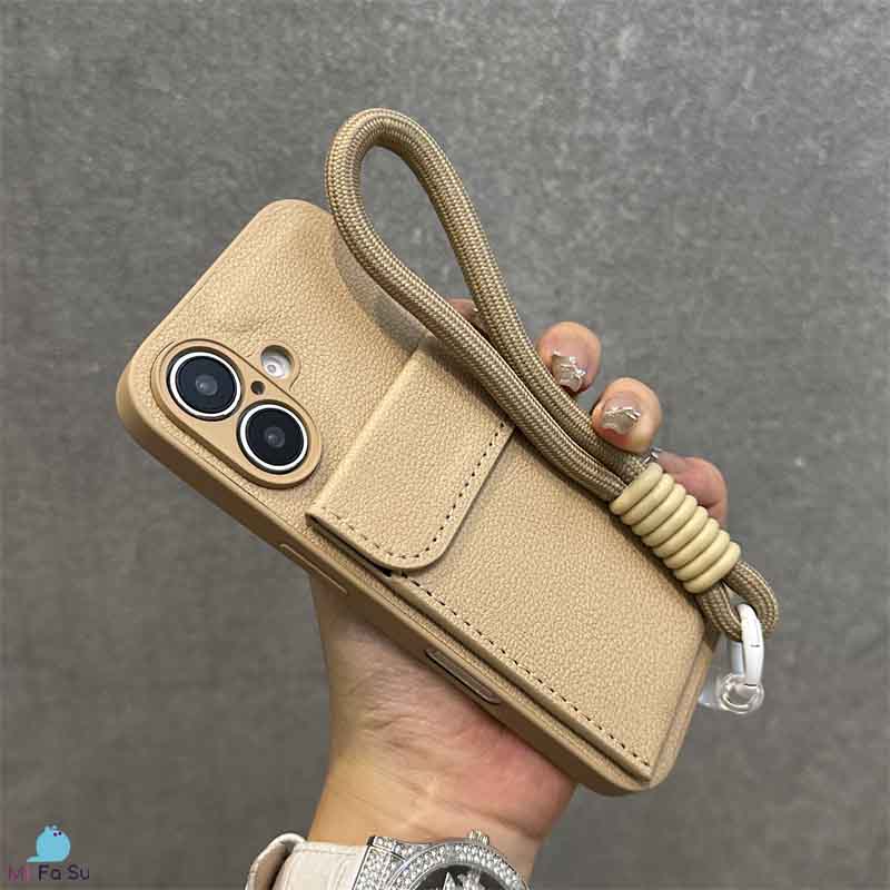 Phone Case:Textured Phone Case With Card Holder