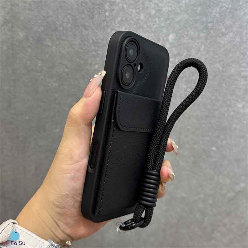 Phone Case:Textured Phone Case With Card Holder