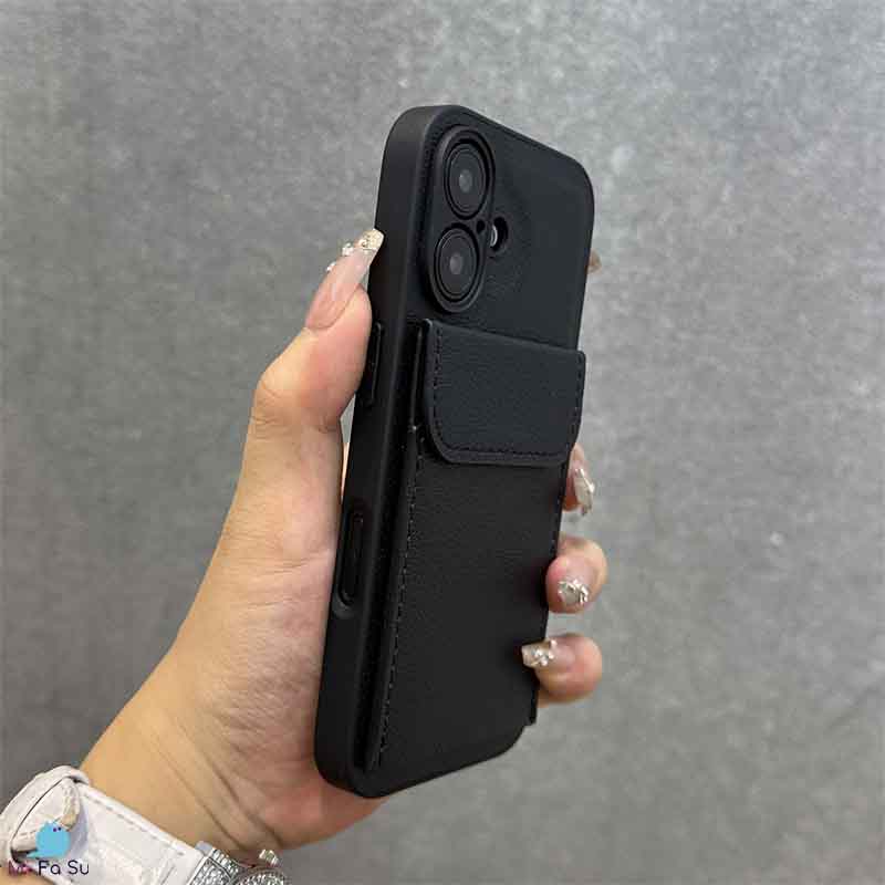 Phone Case:Textured Phone Case With Card Holder