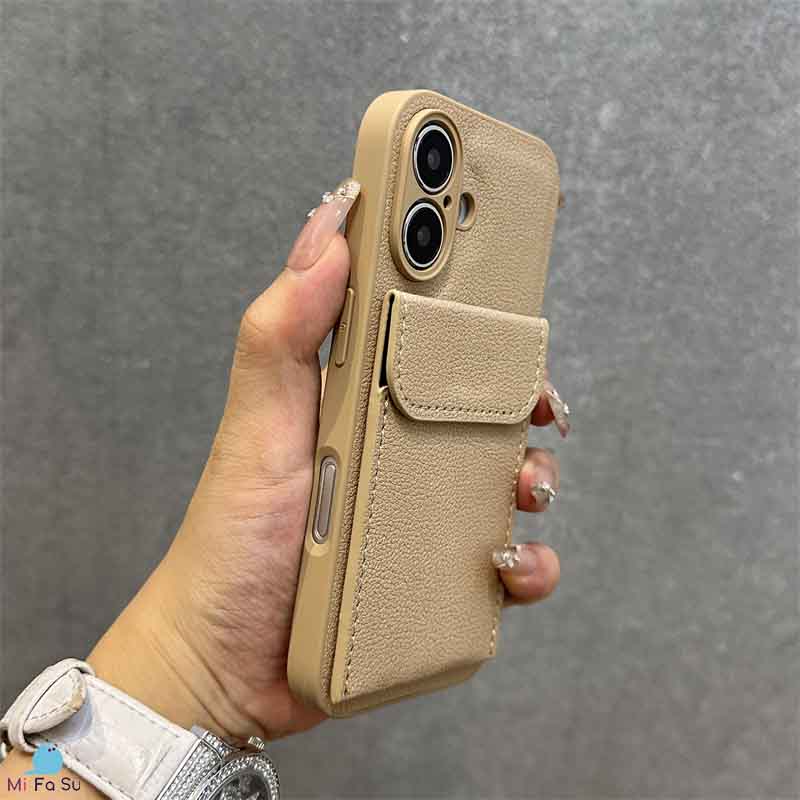 Phone Case:Textured Phone Case With Card Holder