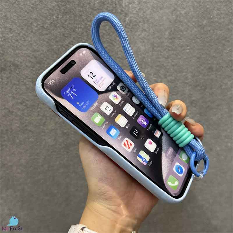 Phone Case: Multi-Color Faux Lambskin Texture With Card Slot