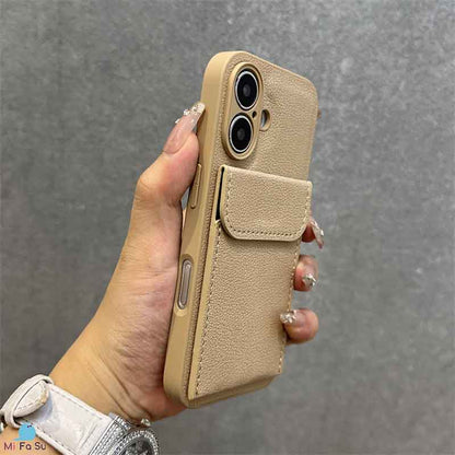 Phone Case：Textured Phone Case With Card Holder